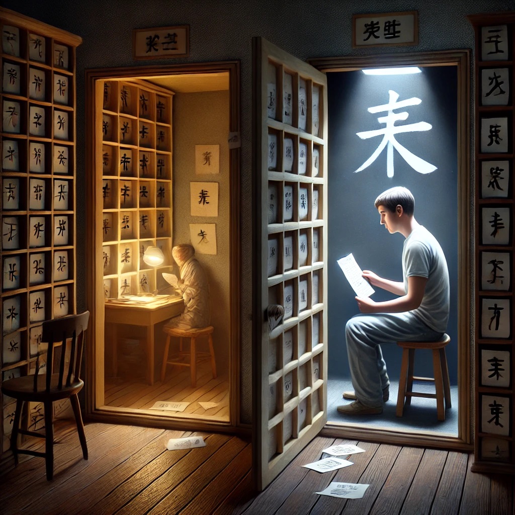 Illustrazione della Stanza Cinese